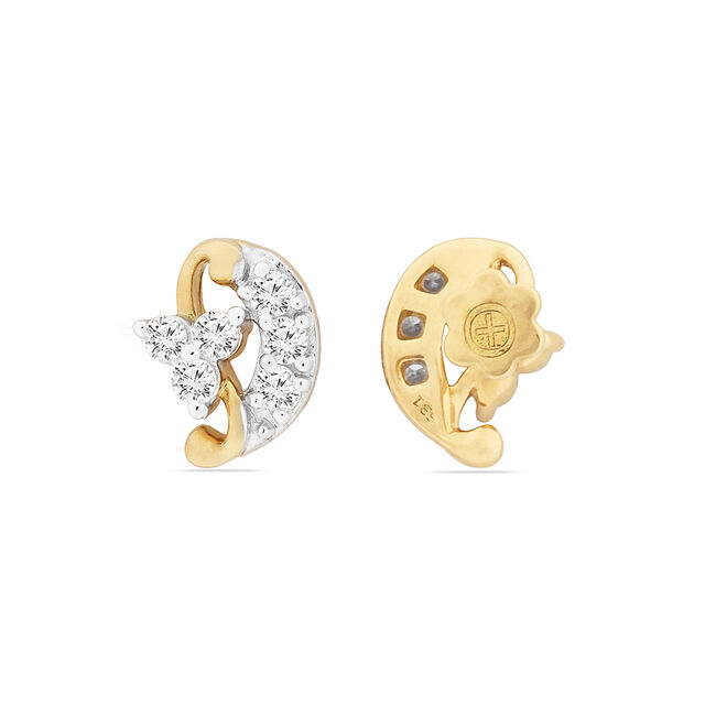 Tanishq 18KT Diamond Nose Pin for Women 4