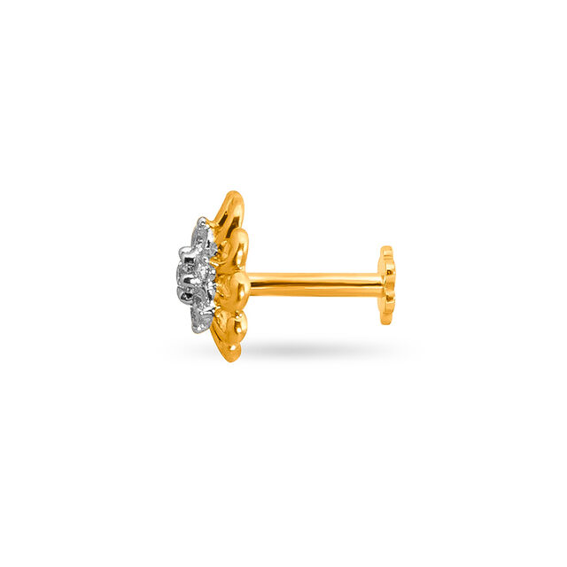 Tanishq 18KT Diamond Nose Pin for Women 