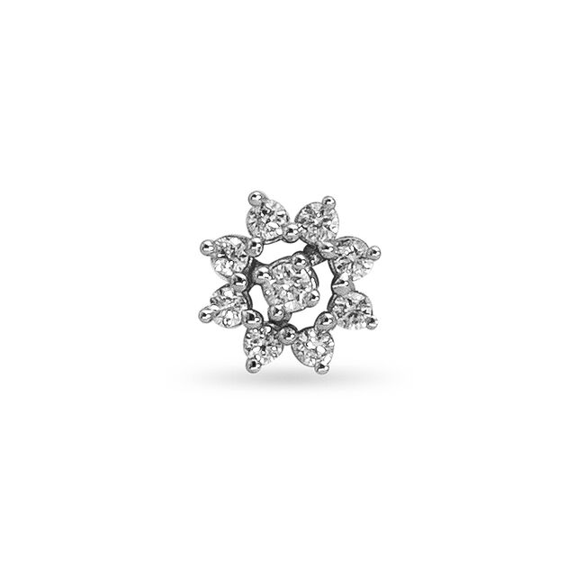 Tanishq 18 Karat Diamond Nose Pin for Women 