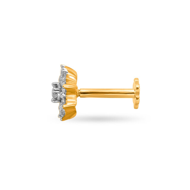 Tanishq 18 Karat Diamond Nose Pin for Women 2
