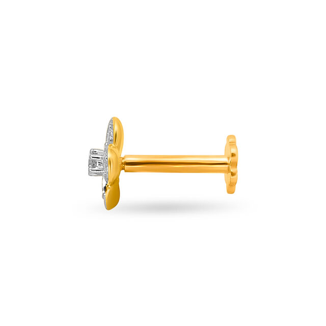 Tanishq 18KT Diamond Nose Pin for Women 2