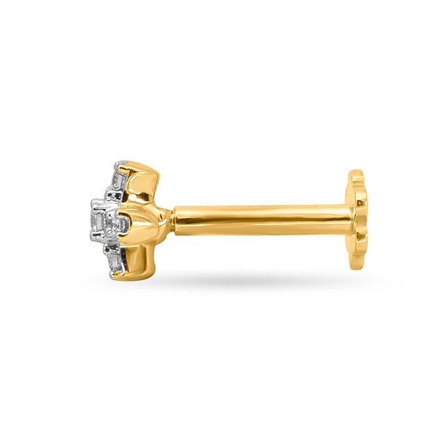 Tanishq 18KT Diamond Nose Pin for Women 2