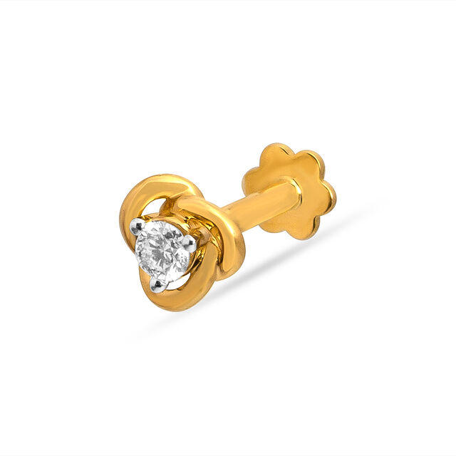 Tanishq 18KT Diamond Nose Pin for Women 2
