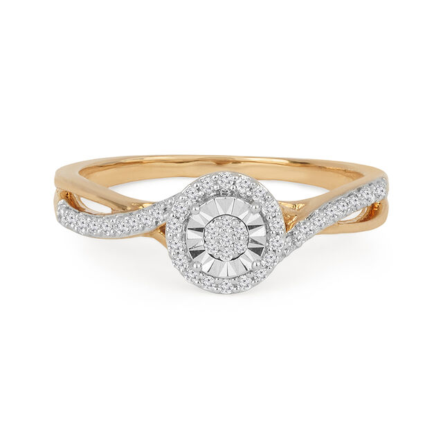 Tanishq 18KT Diamond Finger Ring for Women 