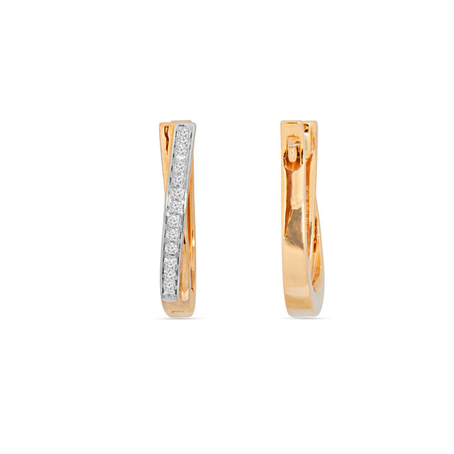 Tanishq 18KT Diamond Earrings for Women 4