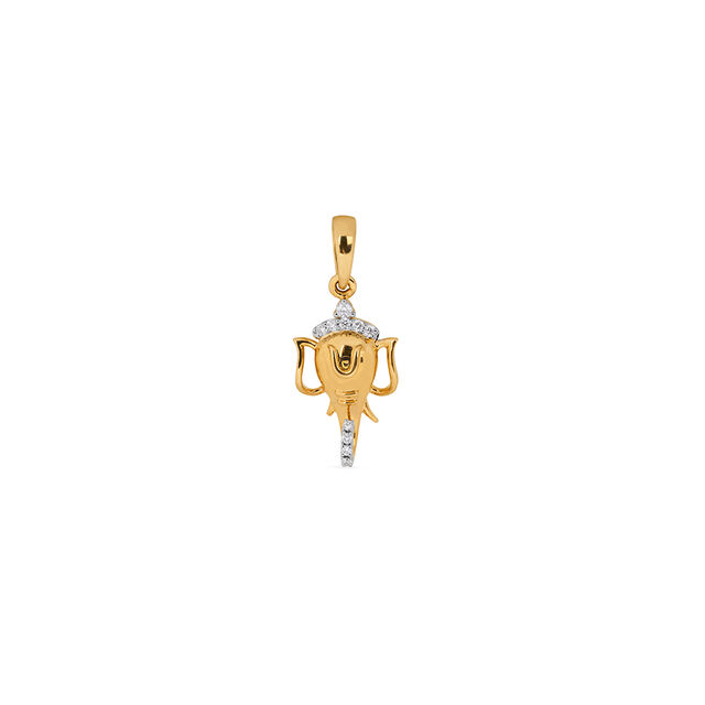 Tanishq 18KT Diamond Pendant for Women 2