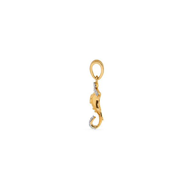 Tanishq 18KT Diamond Pendant for Women 3