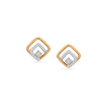 Tanishq 18 KT Diamond Earrings for Women