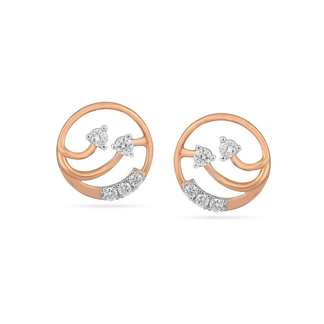Tanishq 18KT Diamond Earrings for Women 