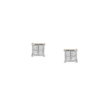 Divine Delight Diamond Stud Earrings