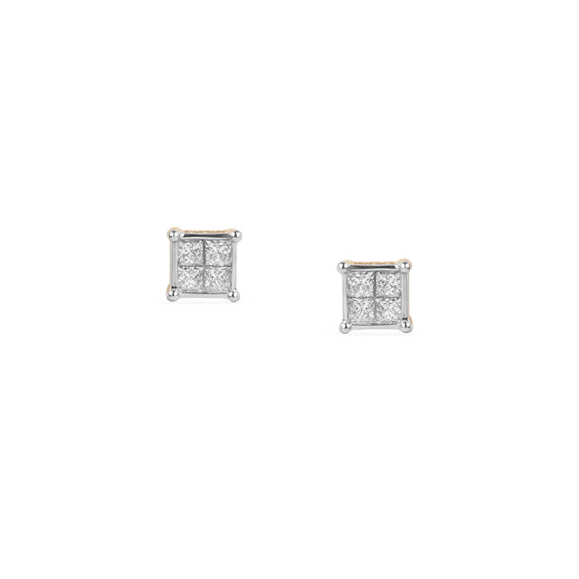 Divine Delight Diamond Stud Earrings 