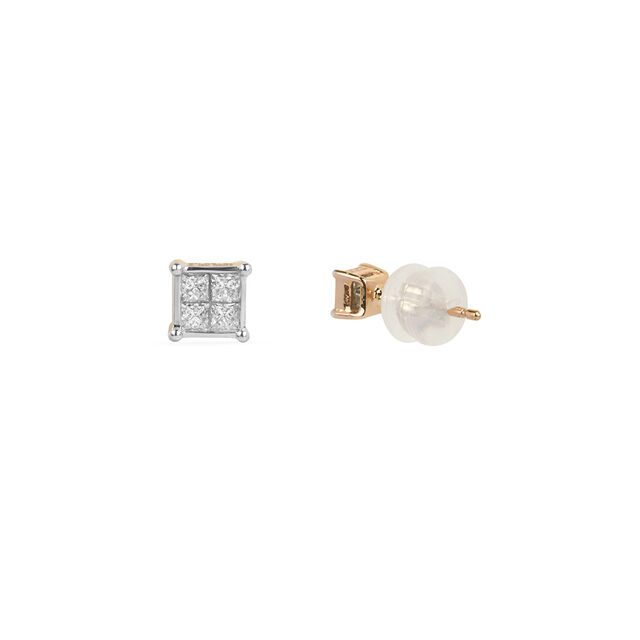 Divine Delight Diamond Stud Earrings 2