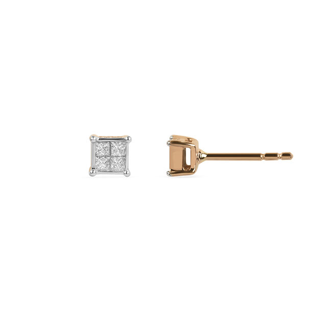 Divine Delight Diamond Stud Earrings 4