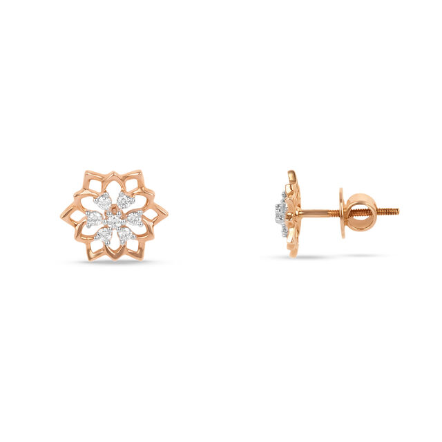 Minimal Elegance Diamond Stud Earrings 2