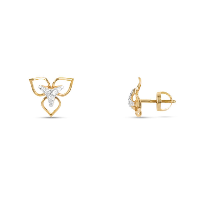 Tanishq 18KT Diamond Earrings for Women 2