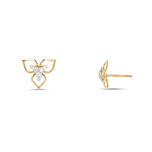 Tanishq 18KT Diamond Earrings for Women 4