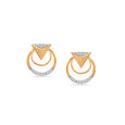 Tanishq 18 KT Diamond Earrings for Women 
