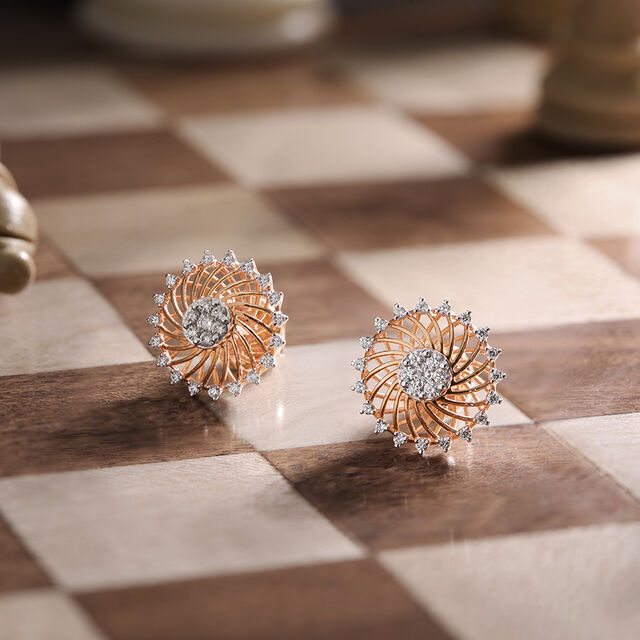 Tanishq 18KT Diamond Earrings for Women 