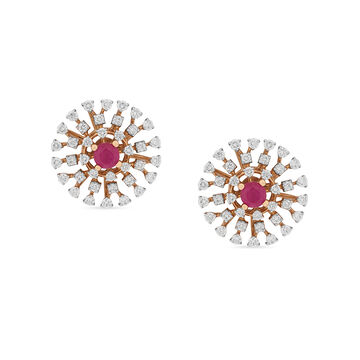 Tanishq 18KT Diamond Earrings for Women