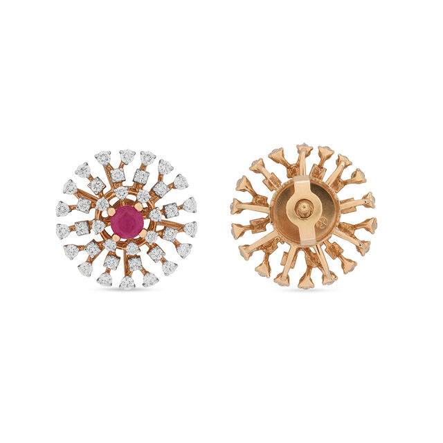 Tanishq 18KT Diamond Earrings for Women 4