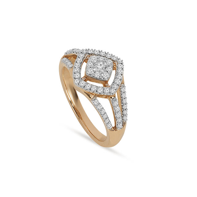 Tanishq 18KT Diamond Finger Ring for Women 2