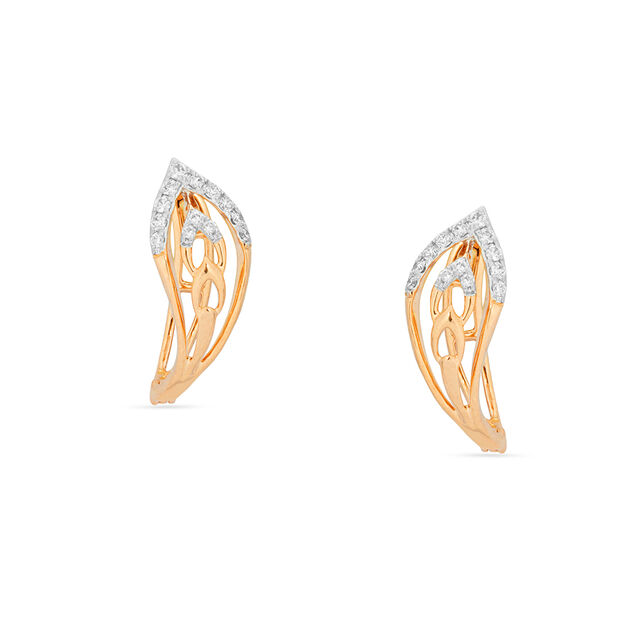 Tanishq 18KT Diamond Earrings for Women 