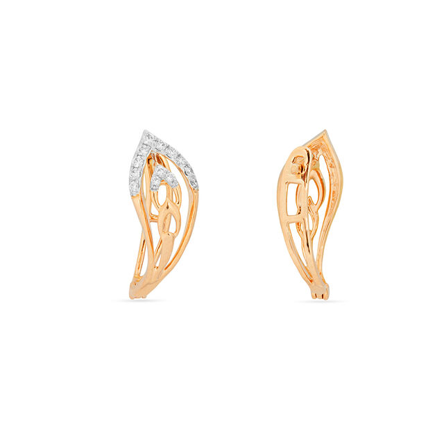Tanishq 18KT Diamond Earrings for Women 4