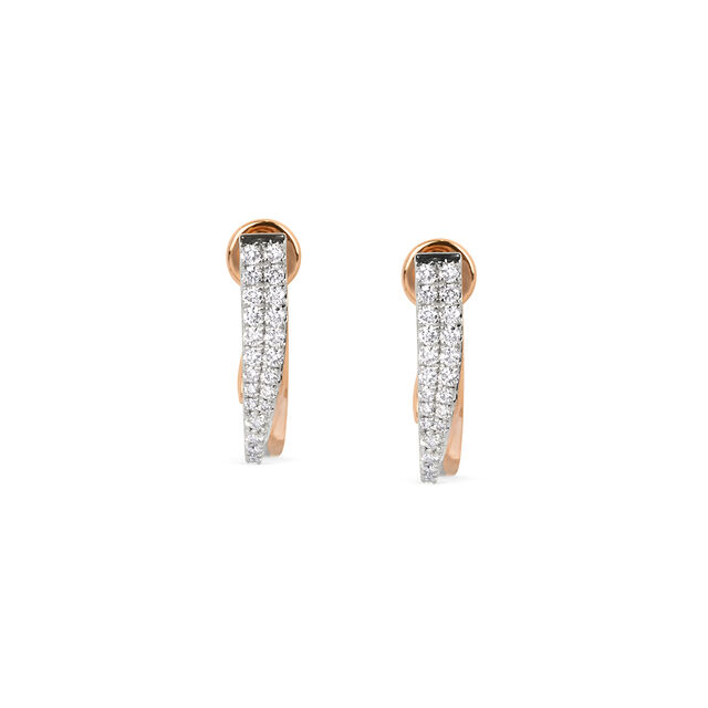 Tanishq 18KT Diamond Earrings for Women 