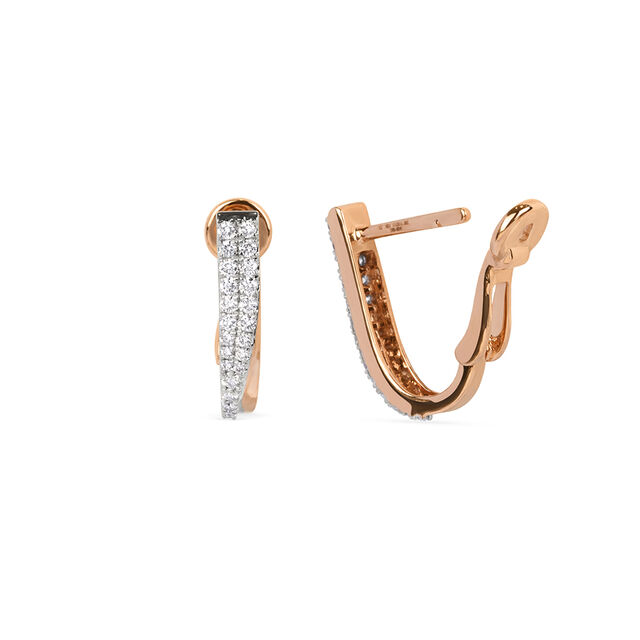 Tanishq 18KT Diamond Earrings for Women 2
