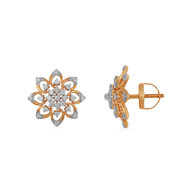Tanishq 18 Karat Diamond Earrings for Women 2