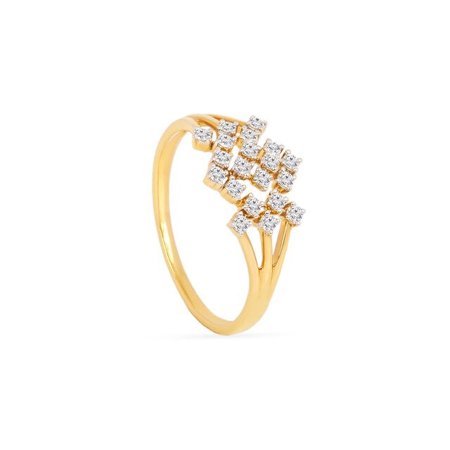 Tanishq 18KT Diamond Finger Ring for Women 3