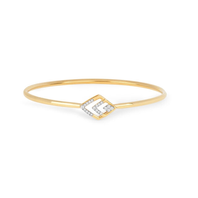 Tanishq 18KT Diamond Bangle for Women 2