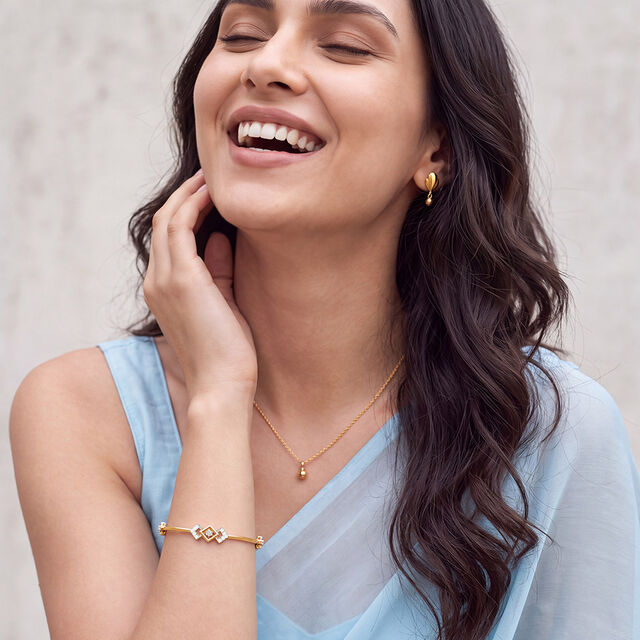 Tanishq 18KT Diamond Bangle for Women 3
