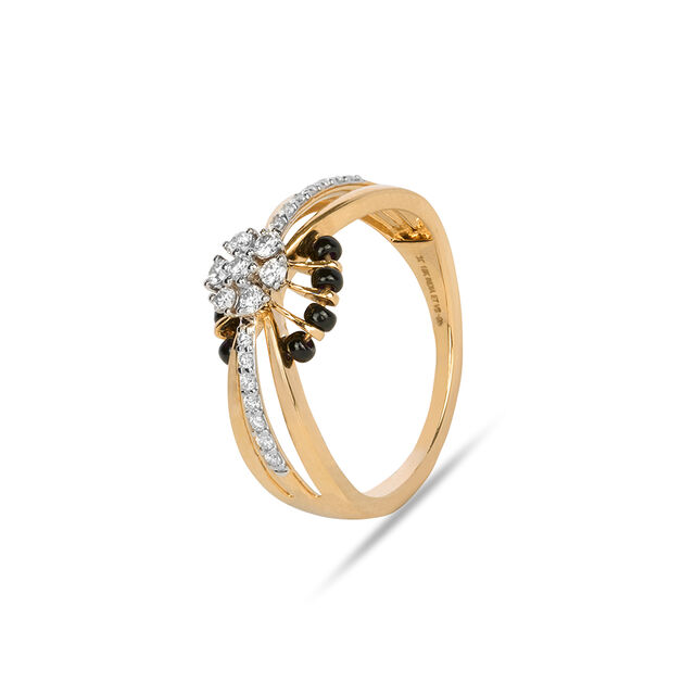 Tanishq 18KT Diamond Finger Ring for Women 3