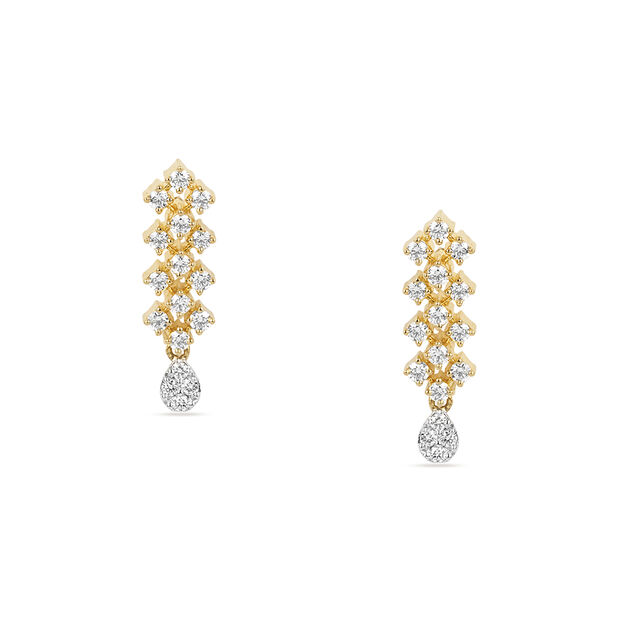 Dreamlike Sophistication Diamond Drop Earrings 