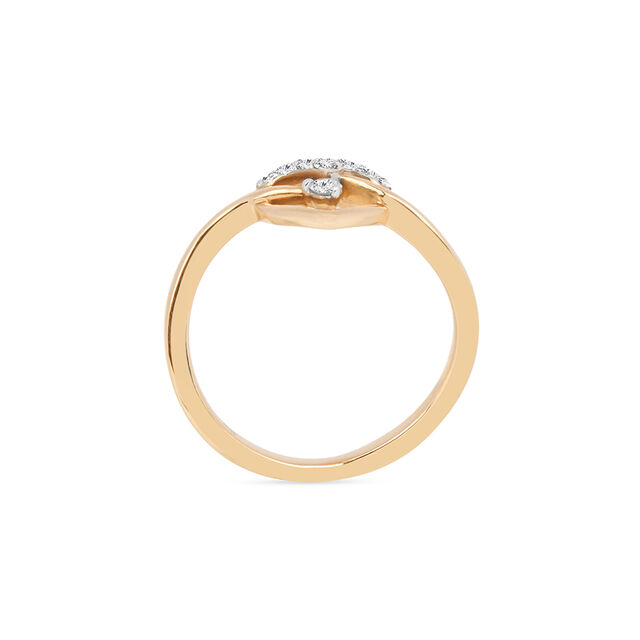 Sparkling Heart Diamond Finger Ring 4