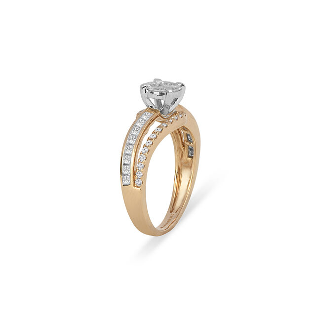 Tanishq 18KT Diamond Finger Ring for Women 3