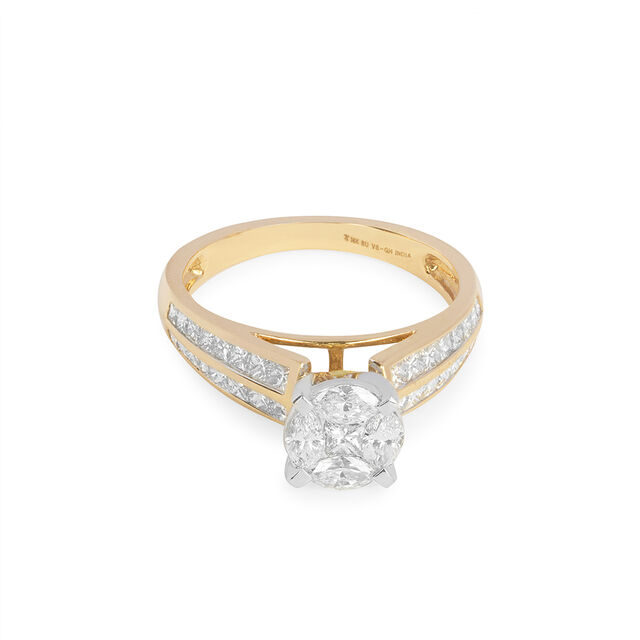 Tanishq 18KT Diamond Finger Ring for Women