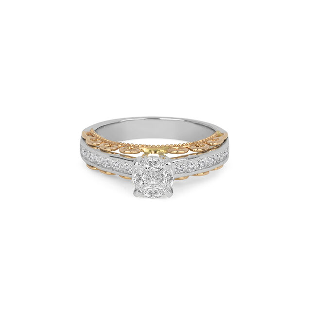 Tanishq 18KT Diamond Finger Ring for Women 