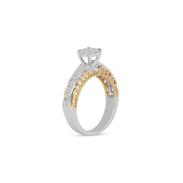 Tanishq 18KT Diamond Finger Ring for Women 2