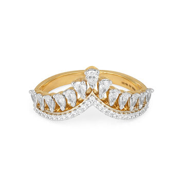 Tanishq 18KT Diamond Finger Ring for Women