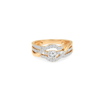 Tanishq 18KT Diamond Finger Ring for Women