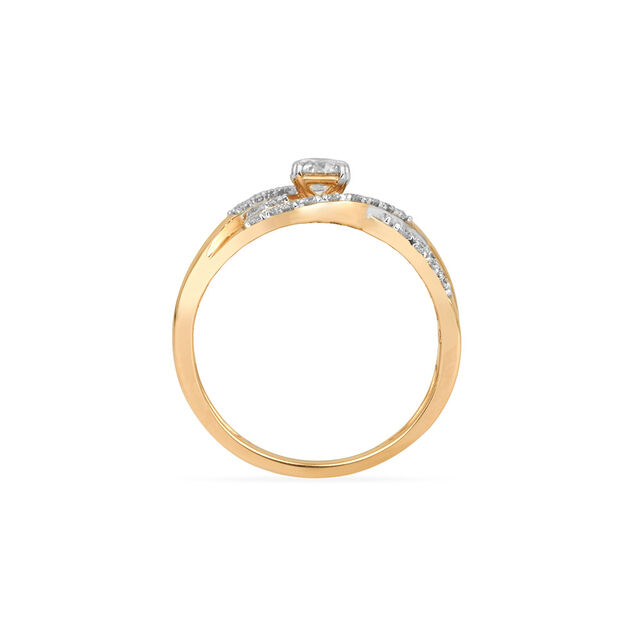 Tanishq 18KT Diamond Finger Ring for Women 4