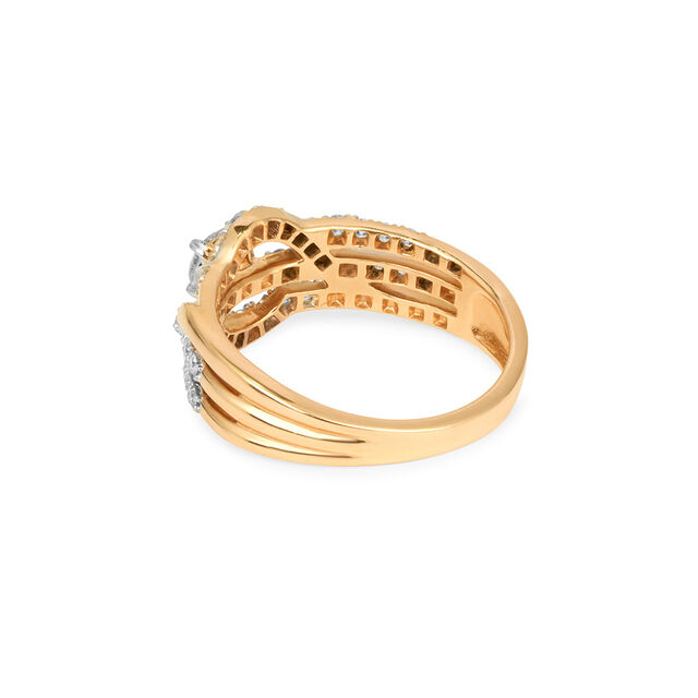 Tanishq 18KT Diamond Finger Ring for Women 5