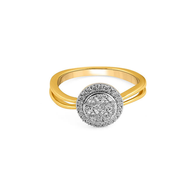 Tanishq 18KT Diamond Finger Ring for Women