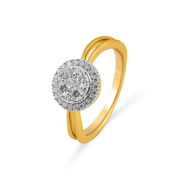 Tanishq 18KT Diamond Finger Ring for Women
