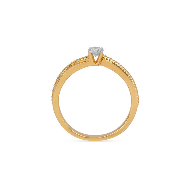 Tanishq 18KT Diamond Finger Ring for Women 3
