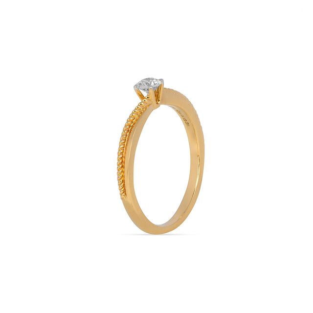 Tanishq 18KT Diamond Finger Ring for Women 4