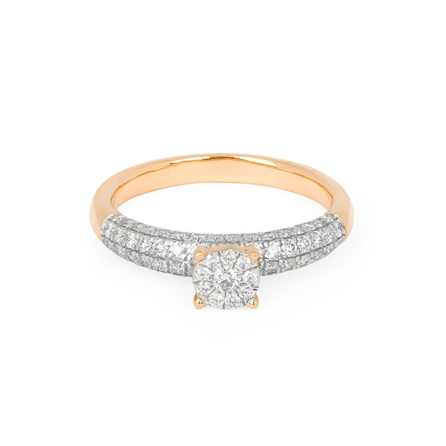Tanishq 18KT Diamond Finger Ring for Women 