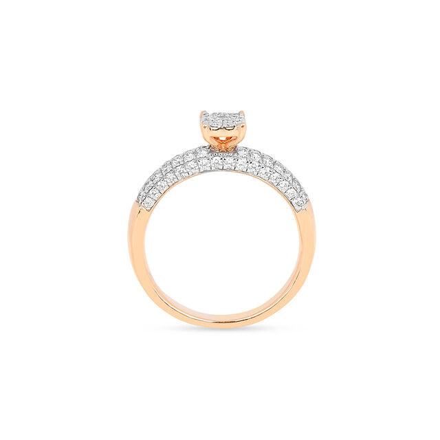Tanishq 18KT Diamond Finger Ring for Women 3